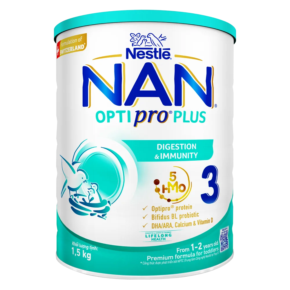 Sữa NAN Optipro Số 3 1.5kg Cho Bé 1-2 Tuổi