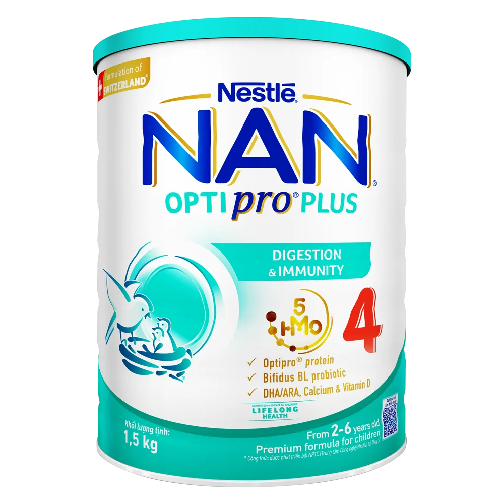 Sữa NAN Optipro Số 4 1.5kg Cho Bé 2-6 Tuổi