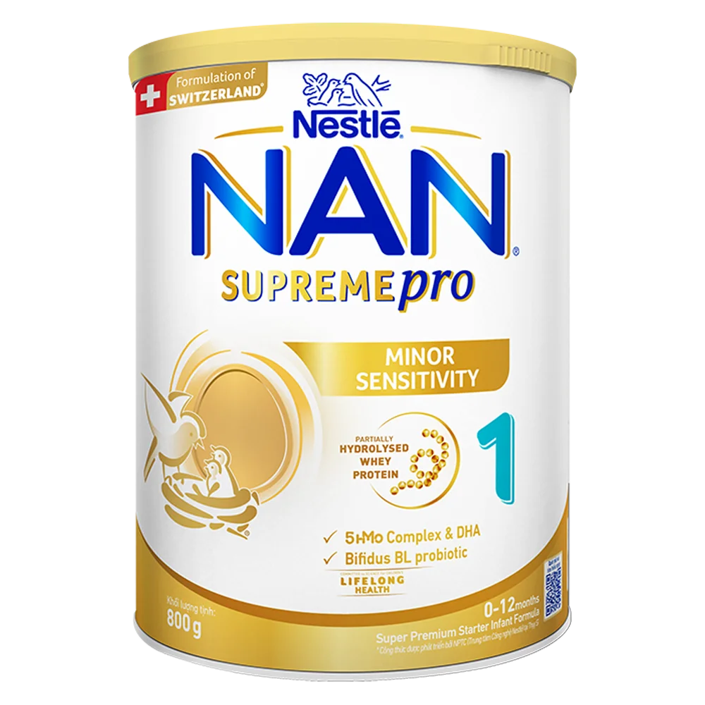 Sữa NAN SupremePro Số 1 800g Cho Bé 0-12 Tháng
