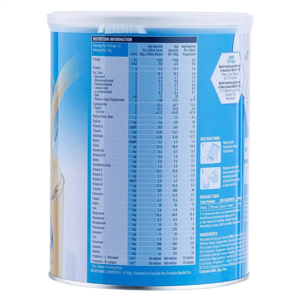 Sữa Nestlé Kid Essentials 800g Cho Trẻ 1-10 Tuổi – Dinh Dưỡng Cao Năng Lượng