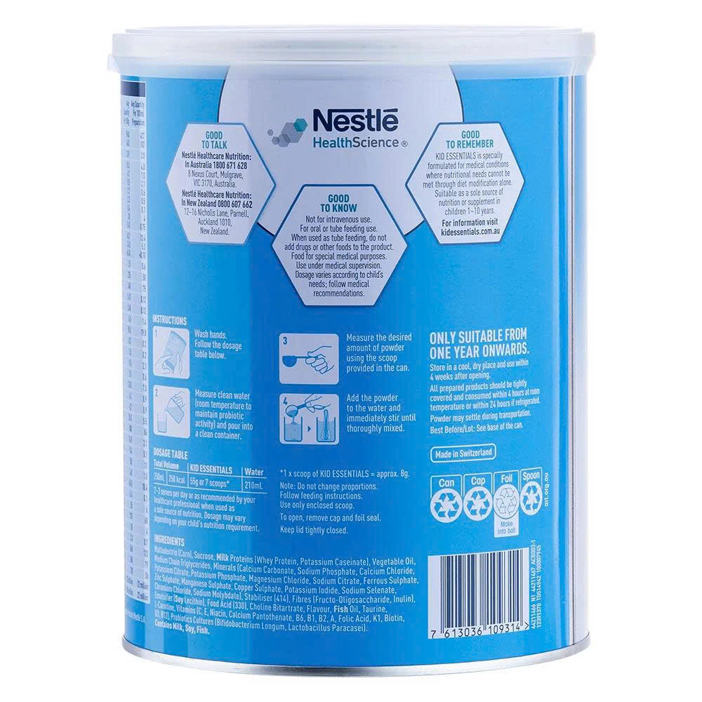 Sữa Nestlé Kid Essentials 800g Cho Trẻ 1-10 Tuổi – Dinh Dưỡng Cao Năng Lượng