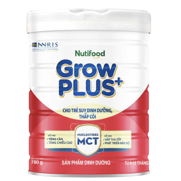 Sữa Nutifood GrowPLUS+ Đỏ 780g – Cho bé dưới 1 tuổi
