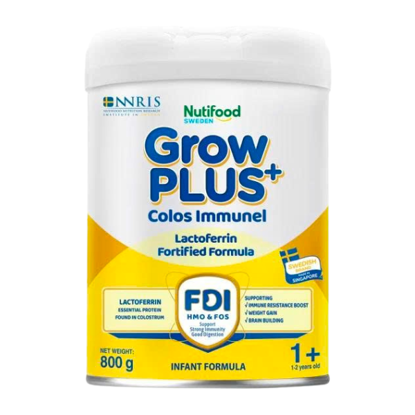 Sữa Nutifood GrowPLUS+ Colos Immunel 1+ 800g – Tăng Đề Kháng, Tiêu Hóa Khỏe