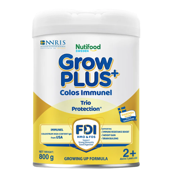 Sữa Nutifood GrowPLUS+ Colos Immunel 2+ 800g – Tăng Đề Kháng Cho Trẻ Trên 2 Tuổi