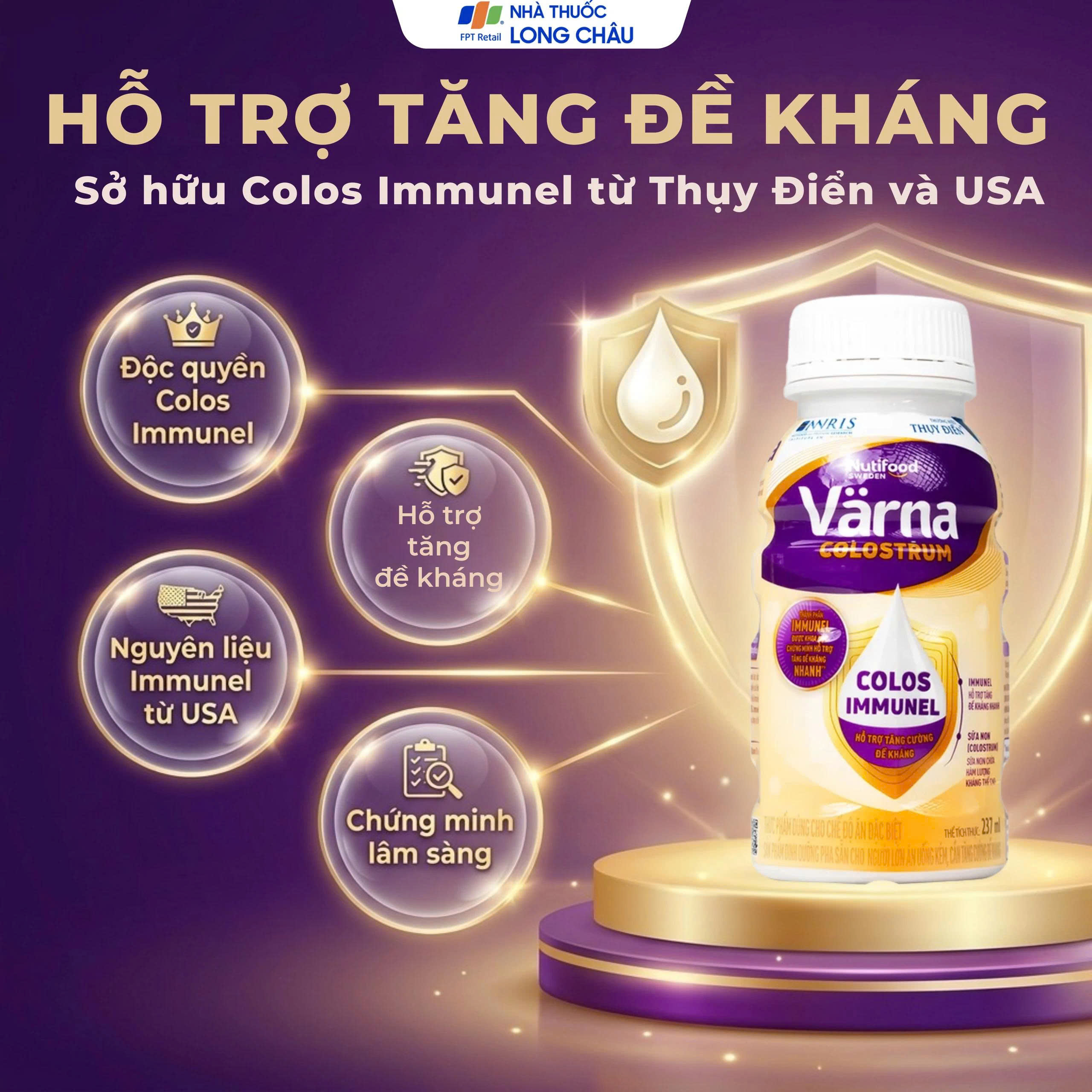 Thùng Sữa Pha Sẵn Varna Colostrum 237ml – Tăng Đề Kháng Nhanh