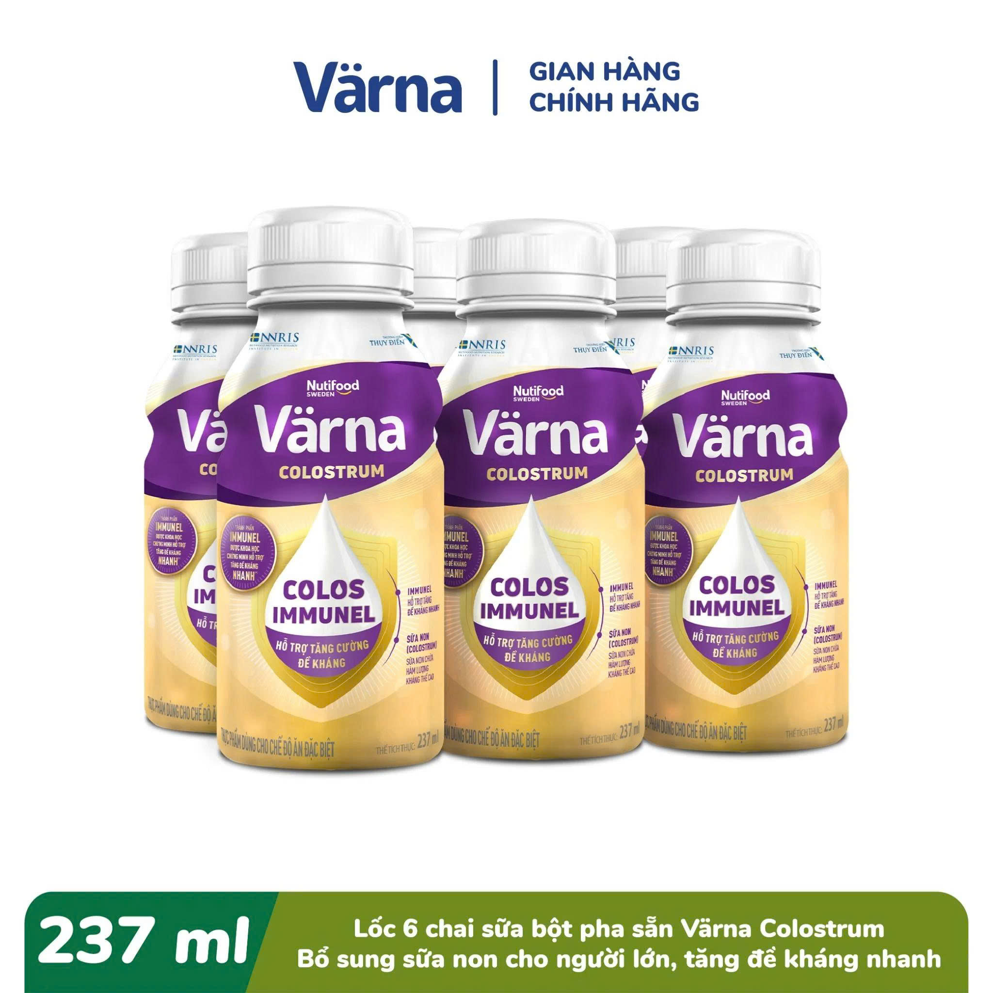 Thùng Sữa Pha Sẵn Varna Colostrum 237ml – Tăng Đề Kháng Nhanh