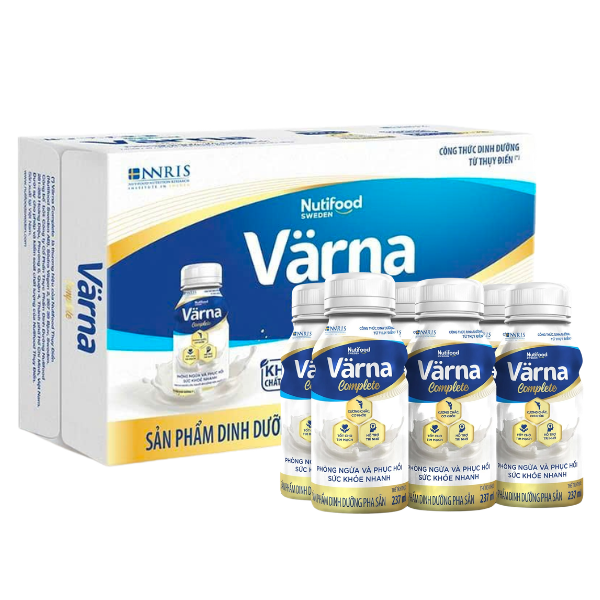 Thùng 24 Chai Sữa Nước Varna Complete 237ml – Phục Hồi Sức Khỏe Nhanh