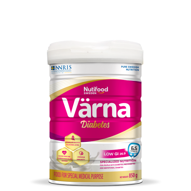 Sữa Värna Diabetes Hỗ trợ người Tiểu Đường 850g