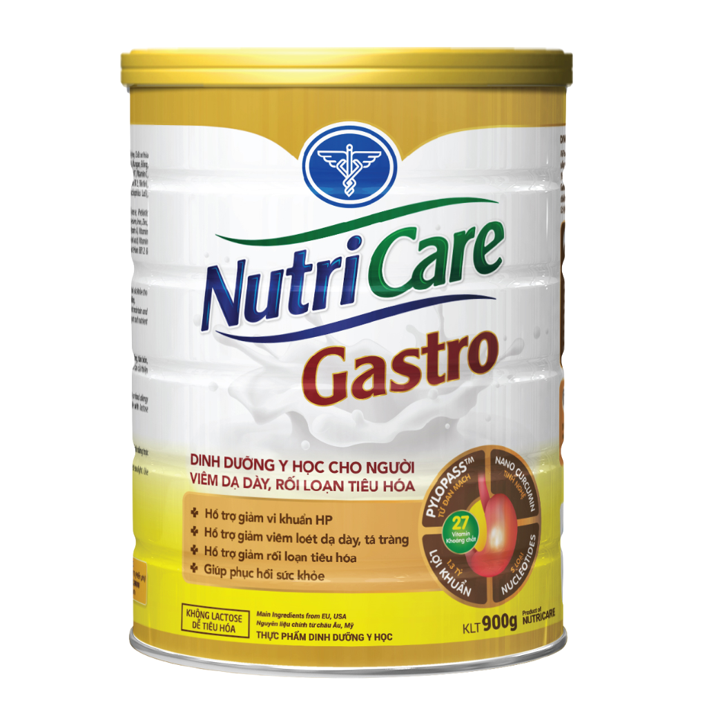 Sữa Nutricare Gastro 900g Cho Người Bệnh Dạ Dày