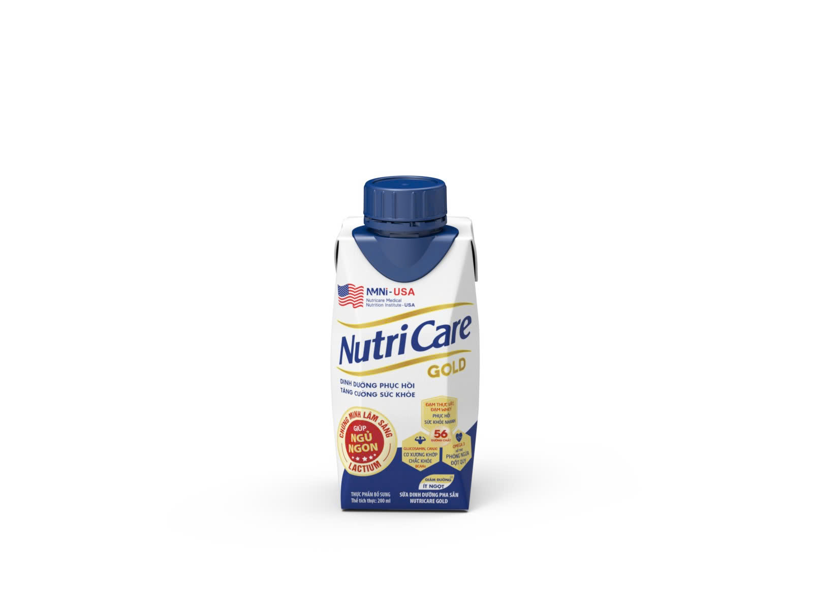 Thực phẩm bổ sung Sữa dinh dưỡng pha sẵn Nutricare Gold 200ml - Thùng 18 Hộp