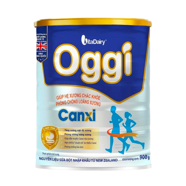 Sữa Oggi Canxi 900g – Hỗ Trợ Xương Chắc Khỏe & Ngừa Loãng Xương
