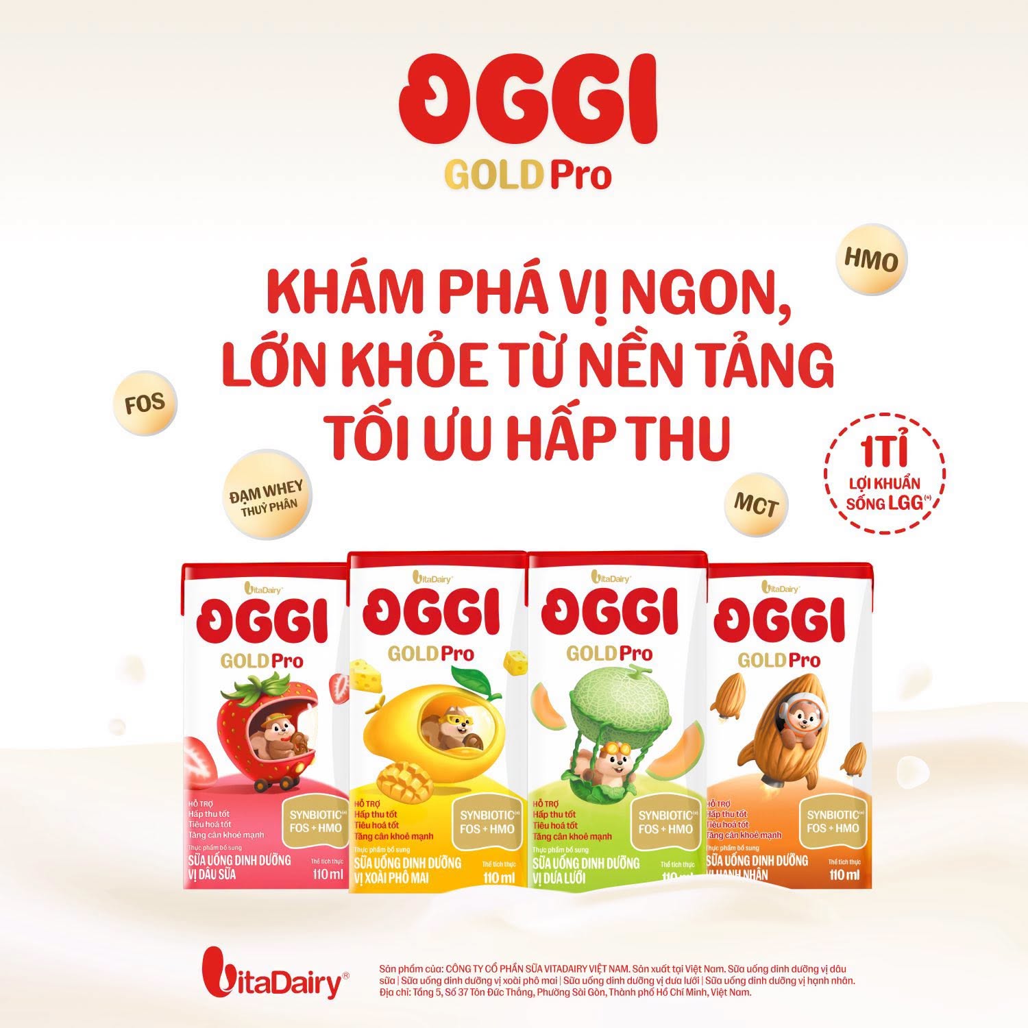 Thùng 24 Hộp Sữa Chua Uống Hương Dâu Sữa Oggi 110ml