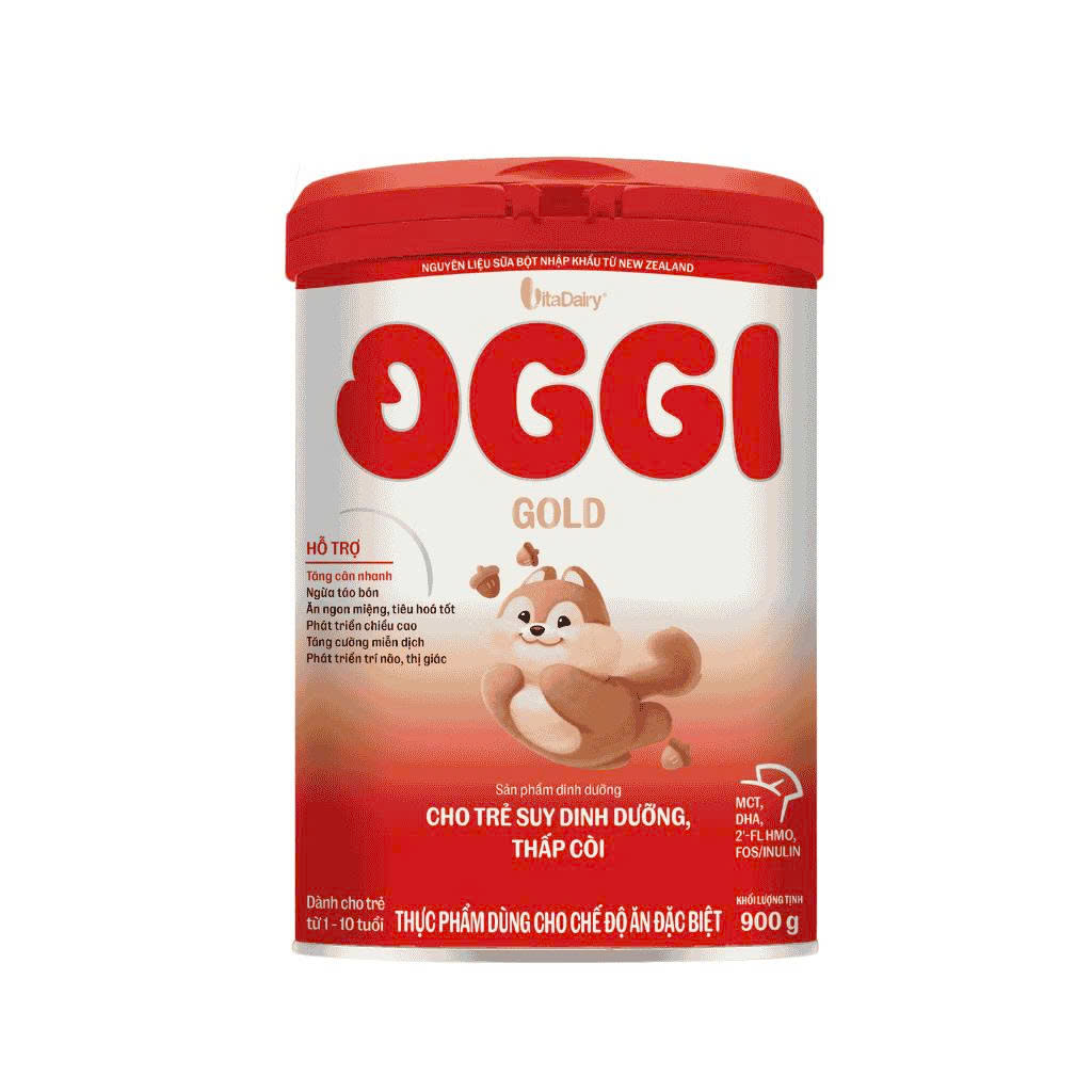 Sữa Oggi Gold 900g Cho Trẻ Suy Dinh Dưỡng – Tăng Cân & Tiêu Hóa Tốt