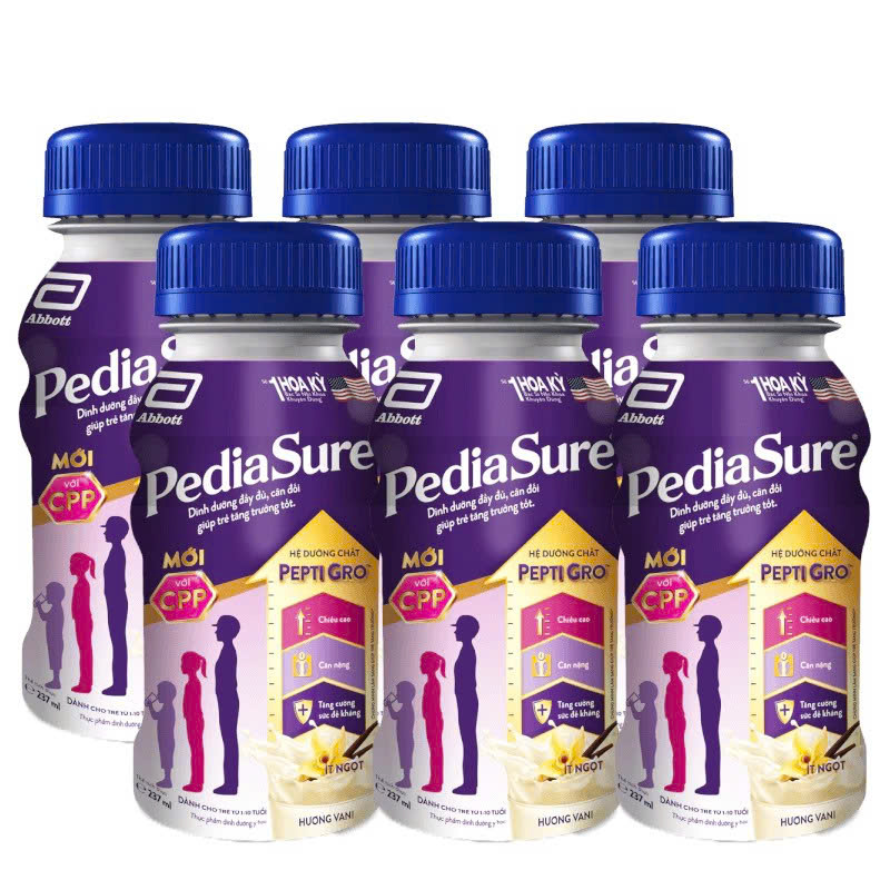 Sữa Pediasure pha sẵn 237ml cho trẻ 1-10 tuổi