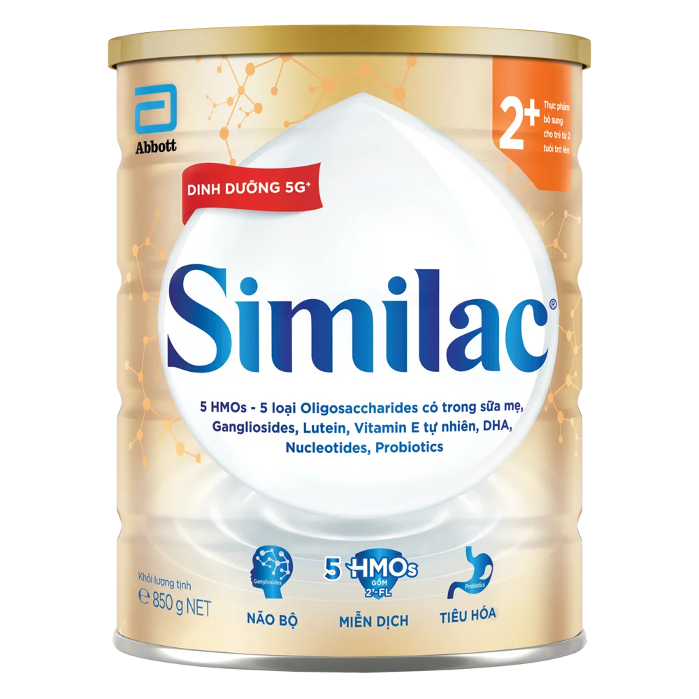 Sữa Similac 5G Số 2+ 800g Cho Trẻ Trên 2 Tuổi