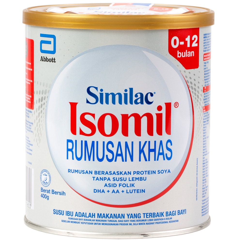 Sữa Similac Isomil 400g Cho Trẻ 0-12 Tháng Dị Ứng Đạm Sữa Bò