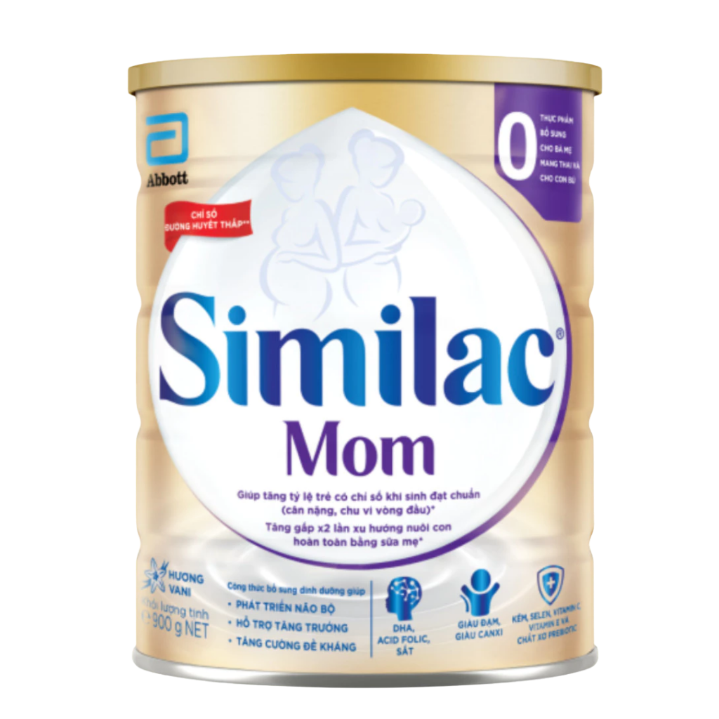 Sữa Similac Mom 800g Hương Vani Cho Mẹ Bầu & Sau Sinh