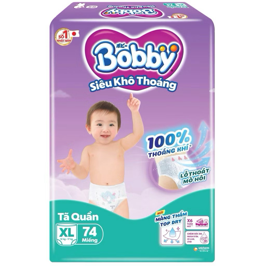 Tã Bobby quần XL74