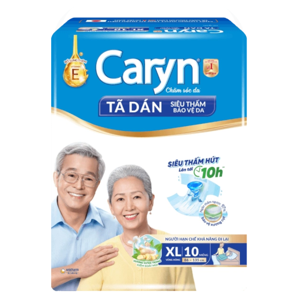 Tã Dán Caryn Size XL 10 Miếng