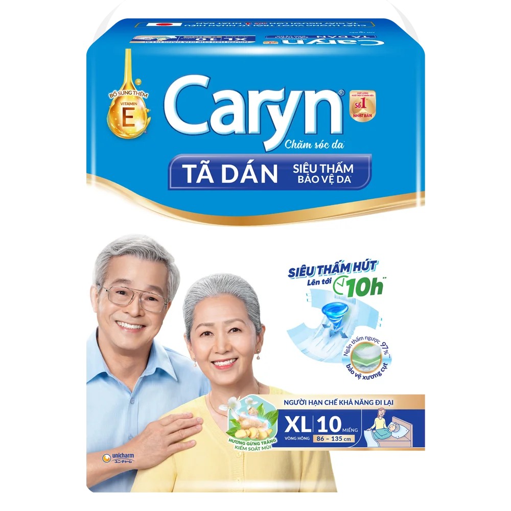 Tã Dán Caryn Size XL 10 Miếng