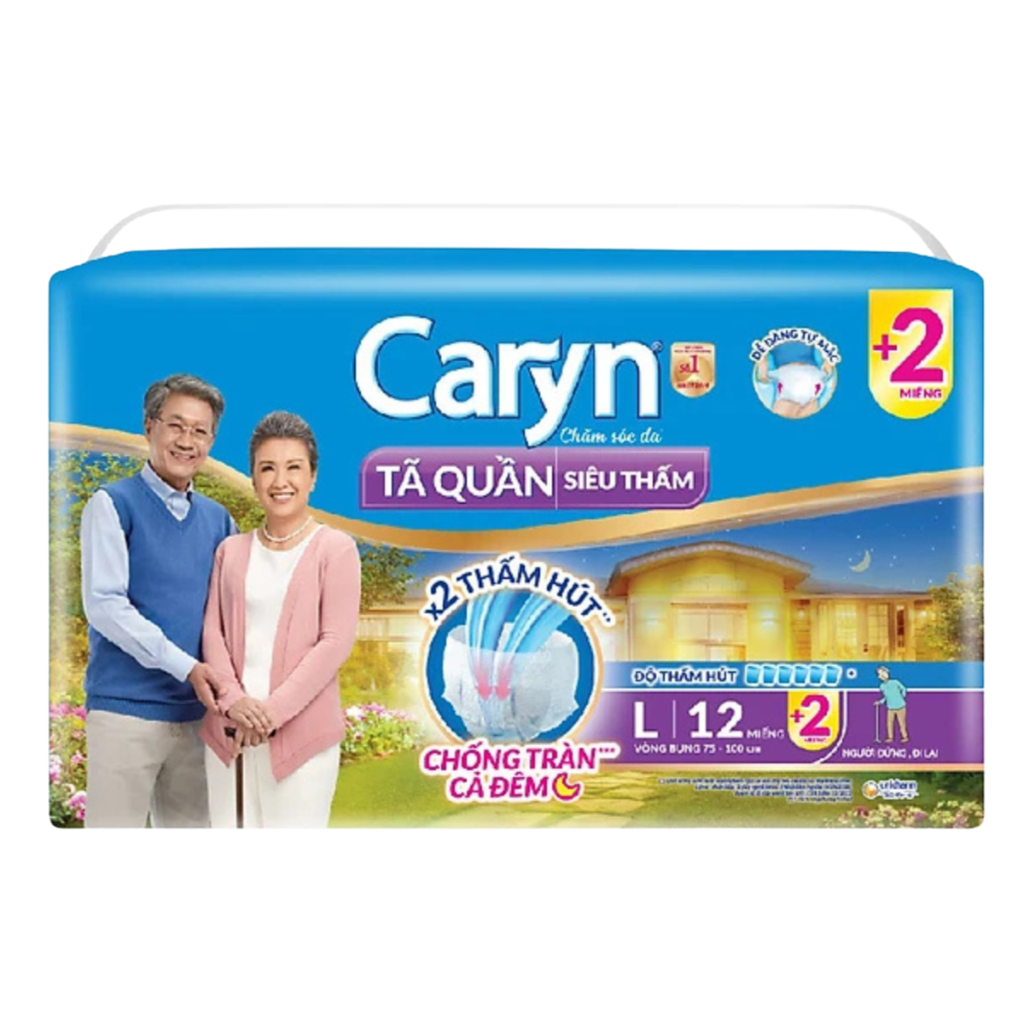 ã Quần Caryn Siêu Thấm Size XL 10 Miếng