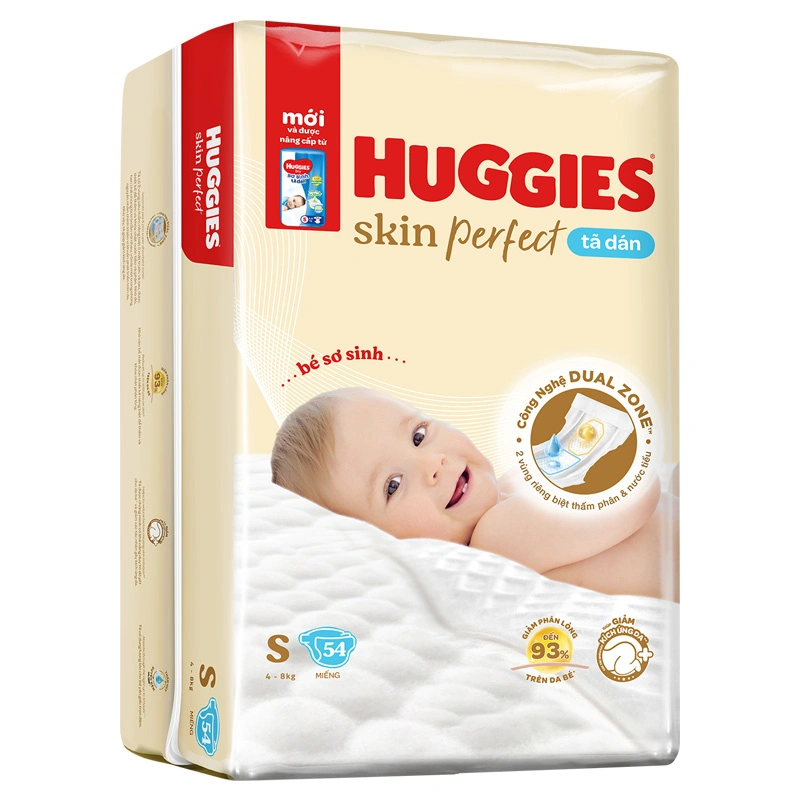Tã Dán Huggies Size S 54 Miếng (4-8kg)