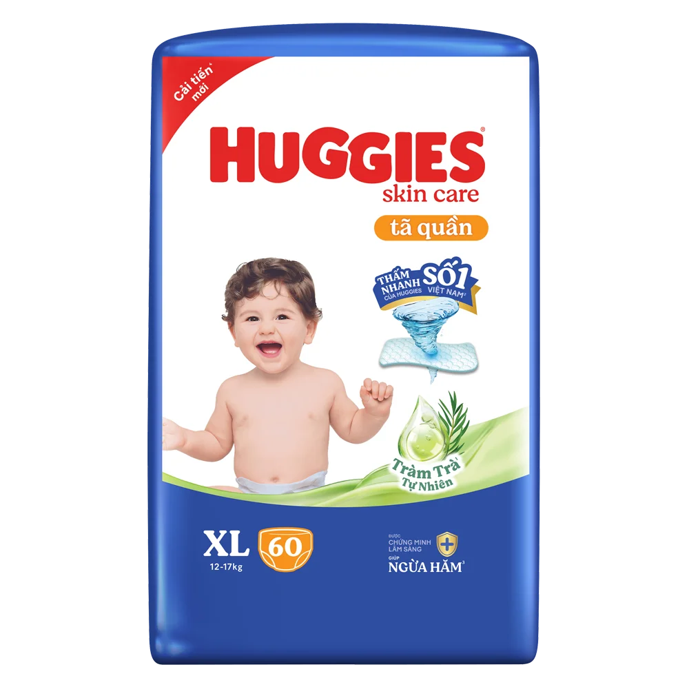 Tã Dán Huggies Size XL 60 Miếng (12-17kg)