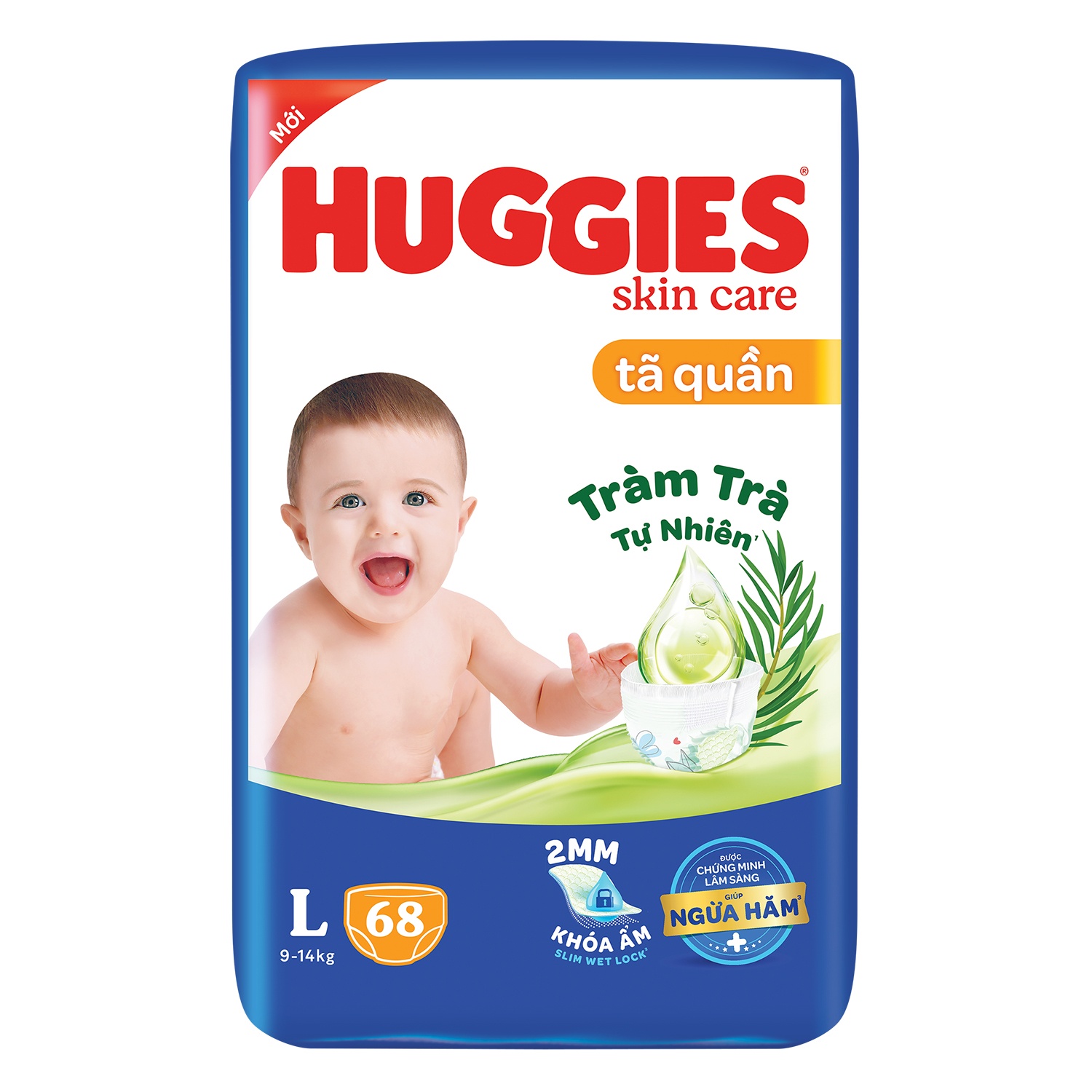 Tã Quần Huggies Size L 68 Miếng (9-14kg)