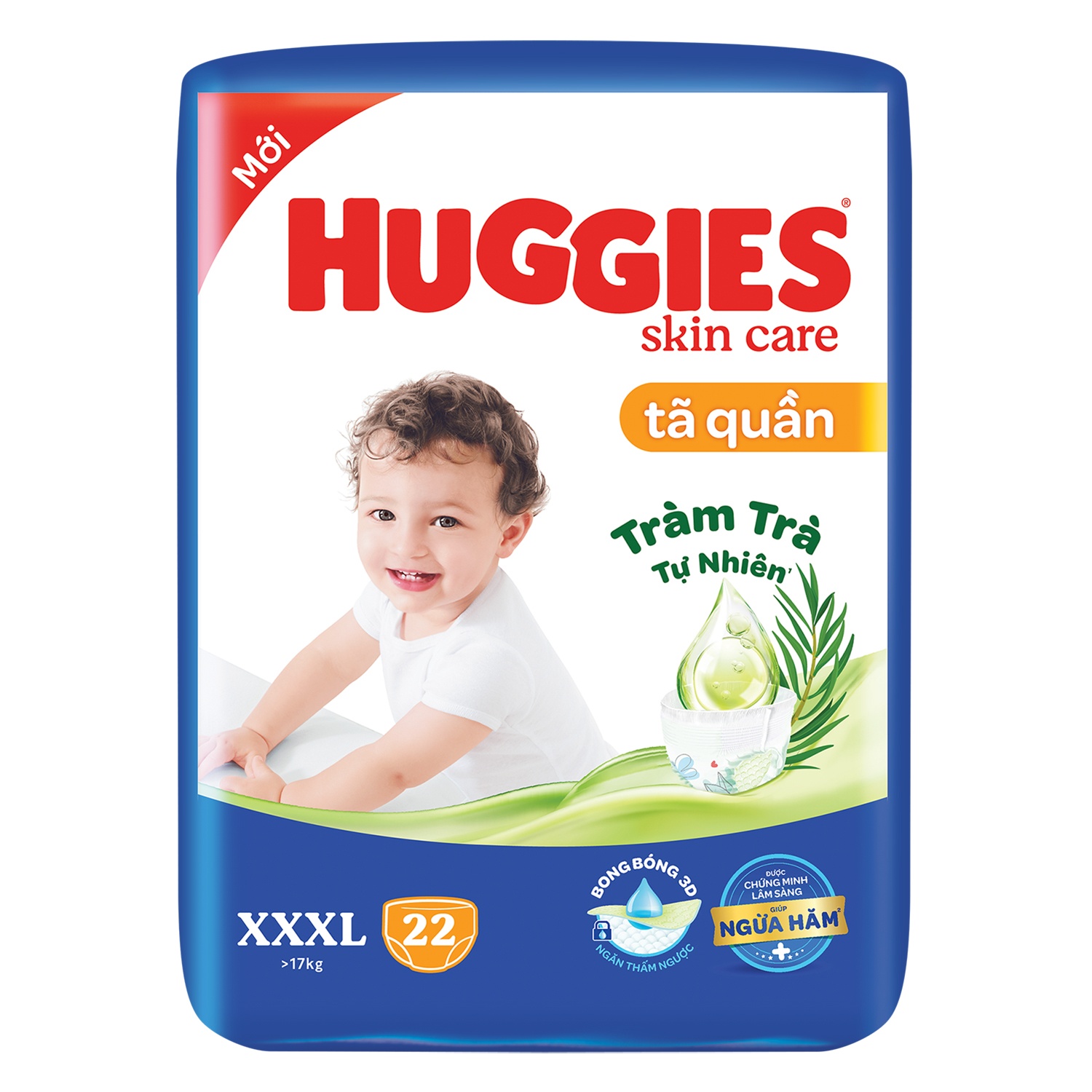 Tã Quần Huggies Cỡ Đại XXXL 22 Miếng