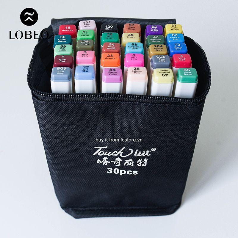 Bút Touch liit - Màu dạ cồn chất lượng cao (Bộ gồm 30 màu)_B01