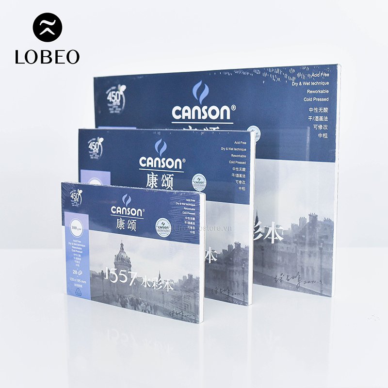 Sổ Canson 1557 - 300gsm 20 tờ