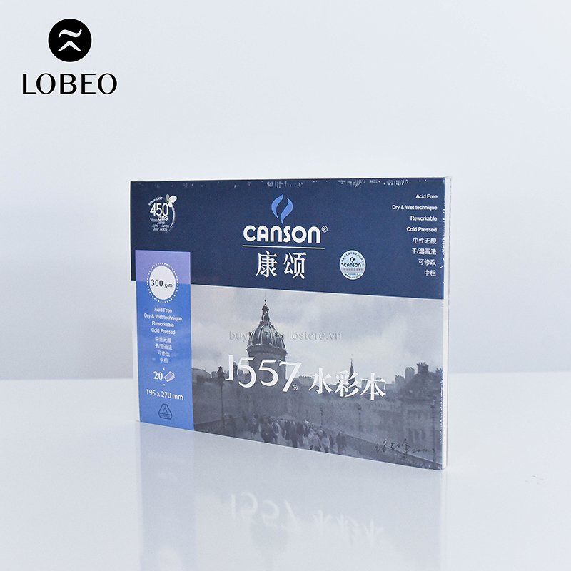 Sổ Canson 1557 - 300gsm 20 tờ