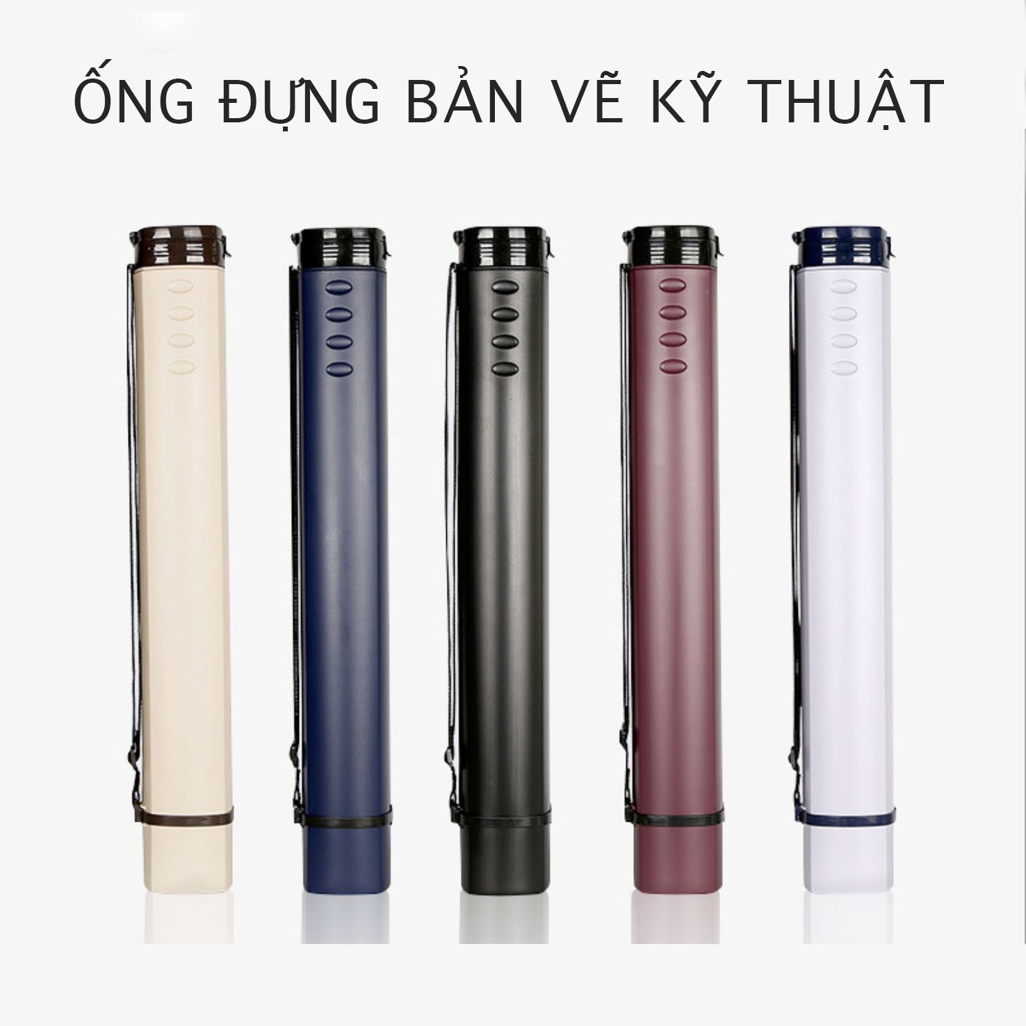 Ống đựng tranh, bản vẽ kỹ thuật 60cm