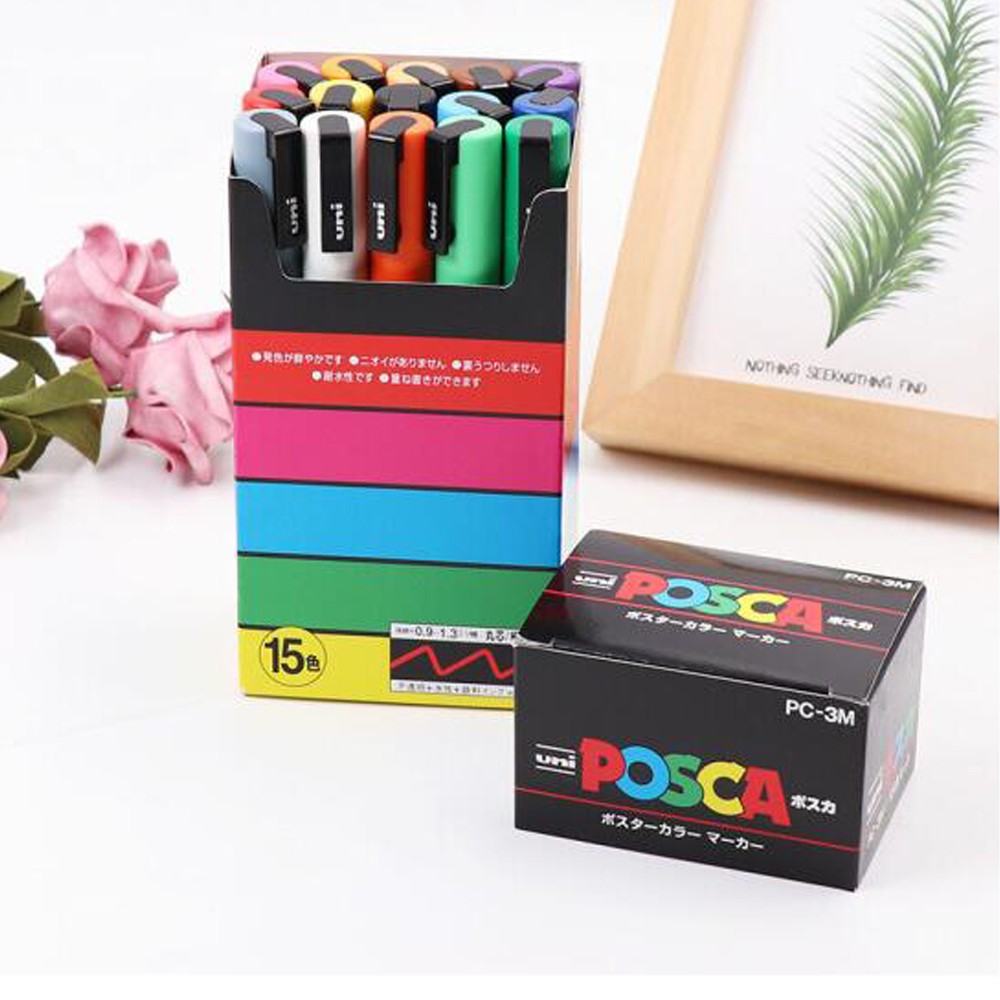 Bút sơn vẽ trên nhiều chất liệu POSCA PC5M