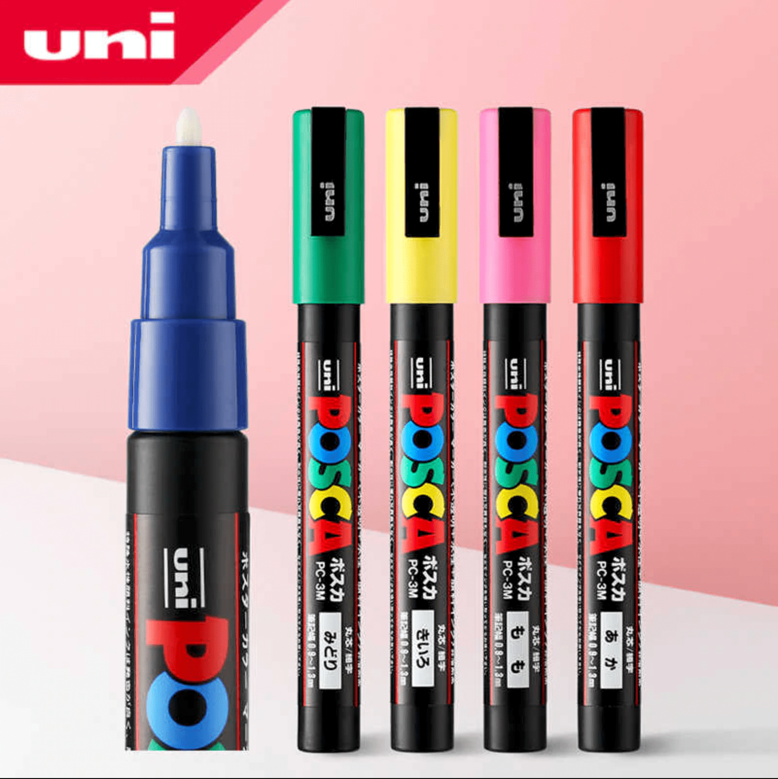 Bút sơn vẽ trên nhiều chất liệu POSCA PC3M