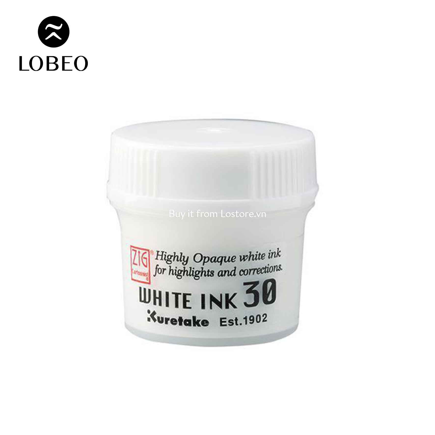 Mực trắng Zig White Ink 30ml