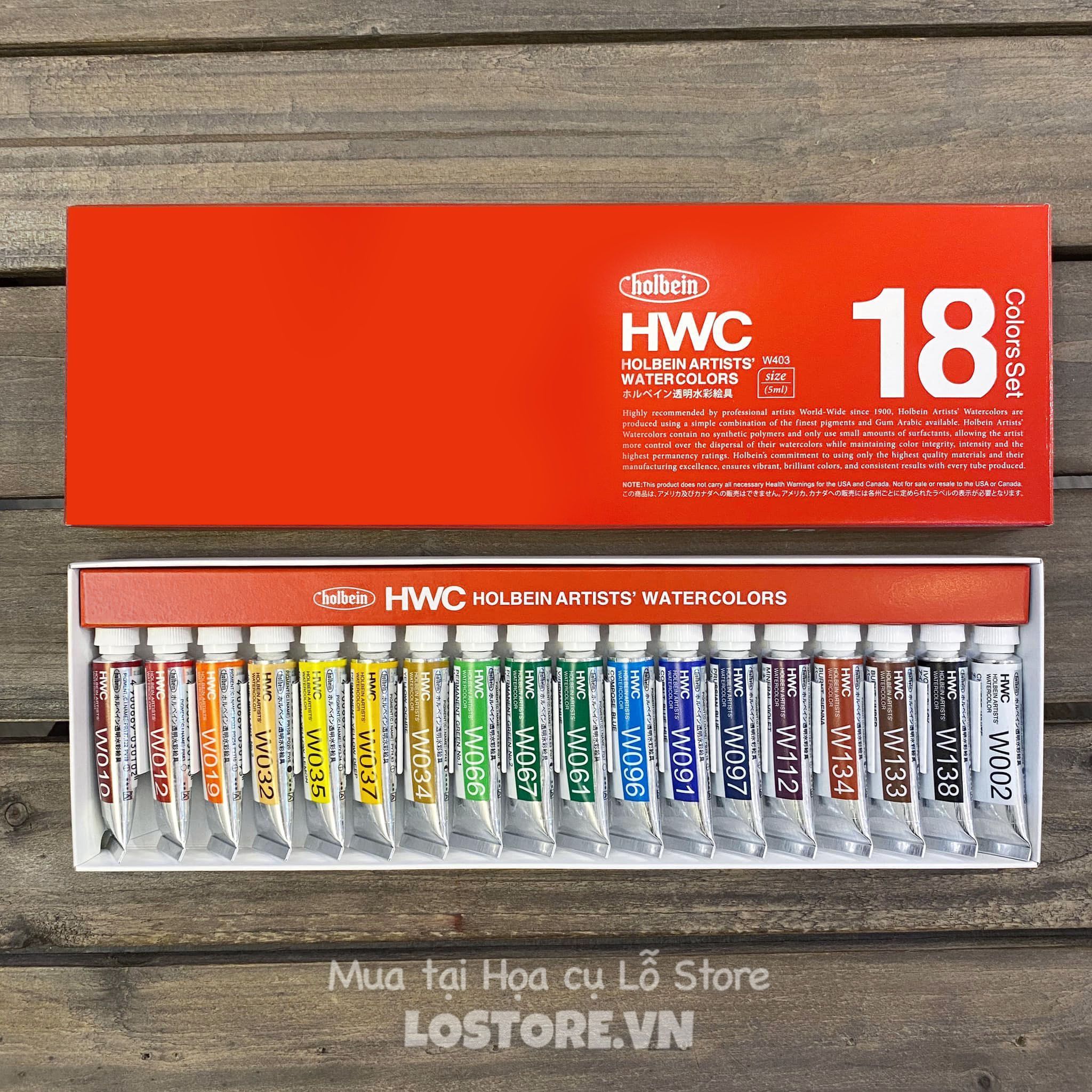 Màu nước Holbein Artist 5ml