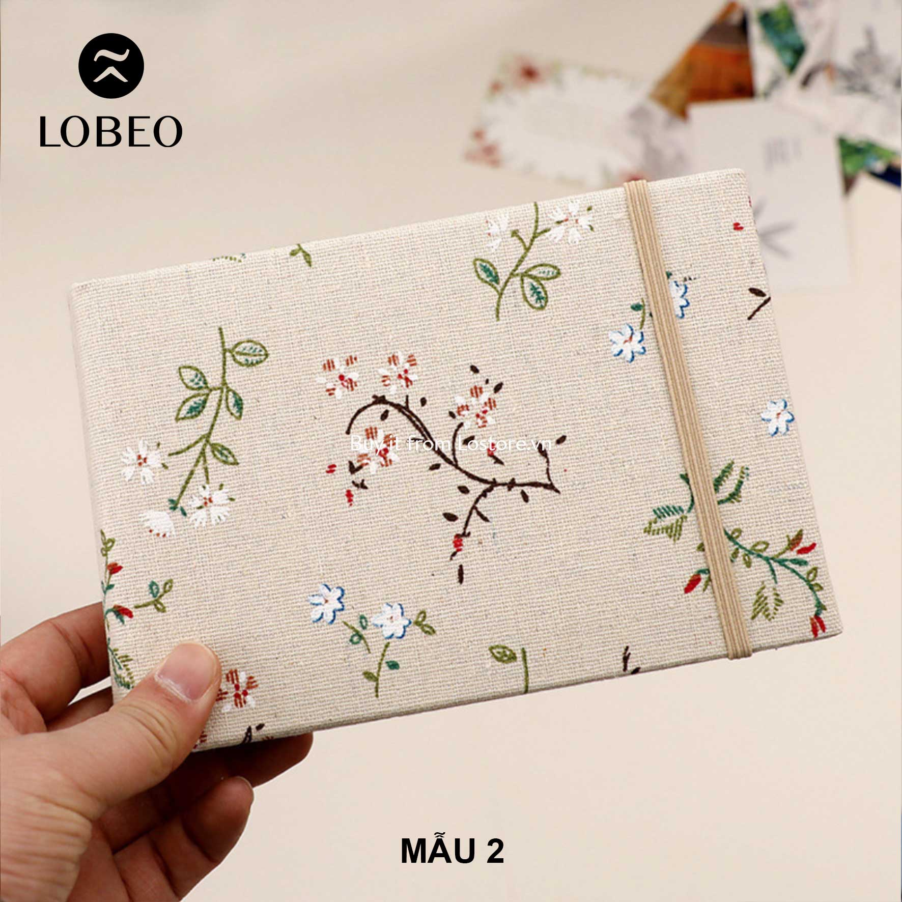 Album đựng tranh, ảnh vintage 10x15cm 50 tờ