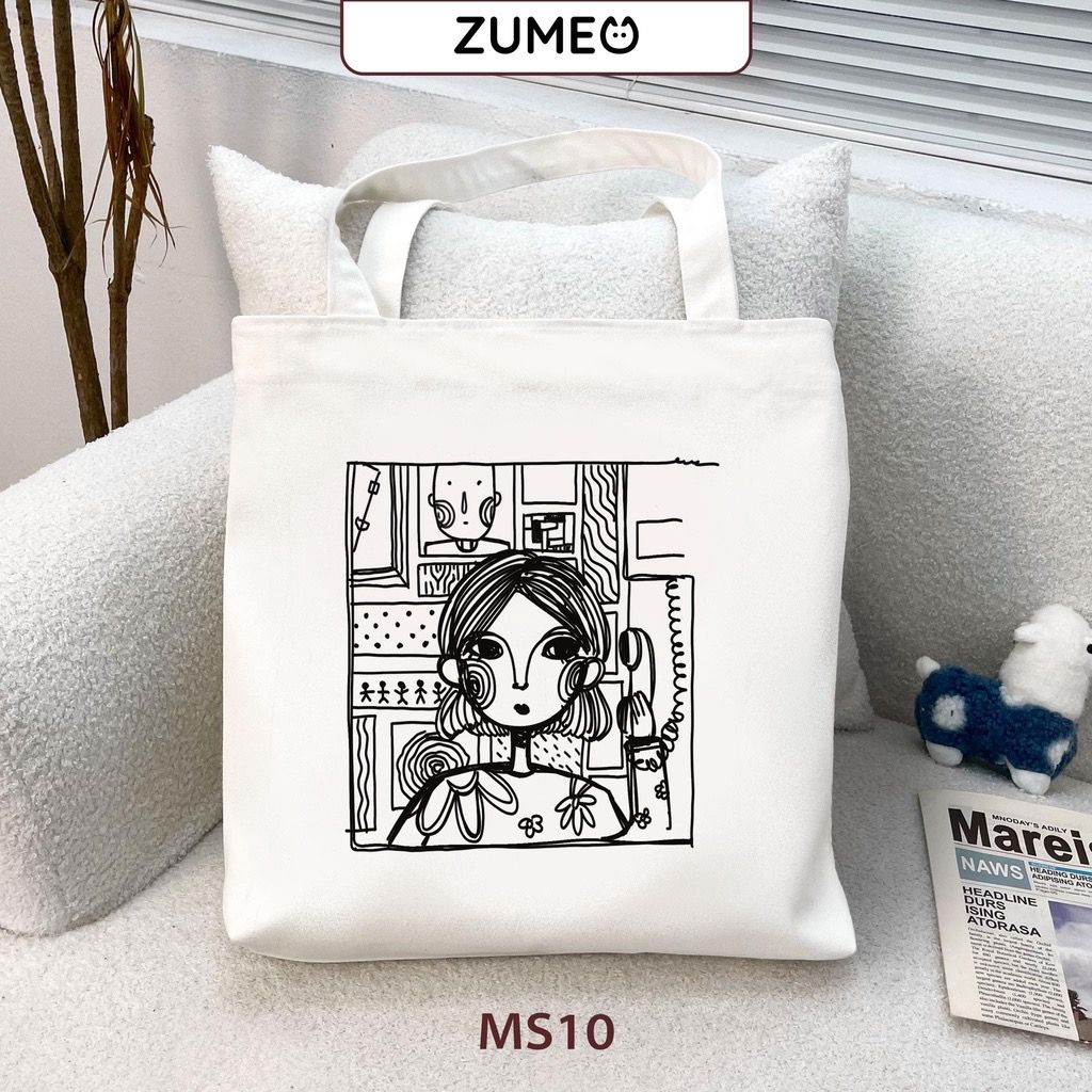 Túi tote, túi vải canvas Zumeo MS10 Phone Call