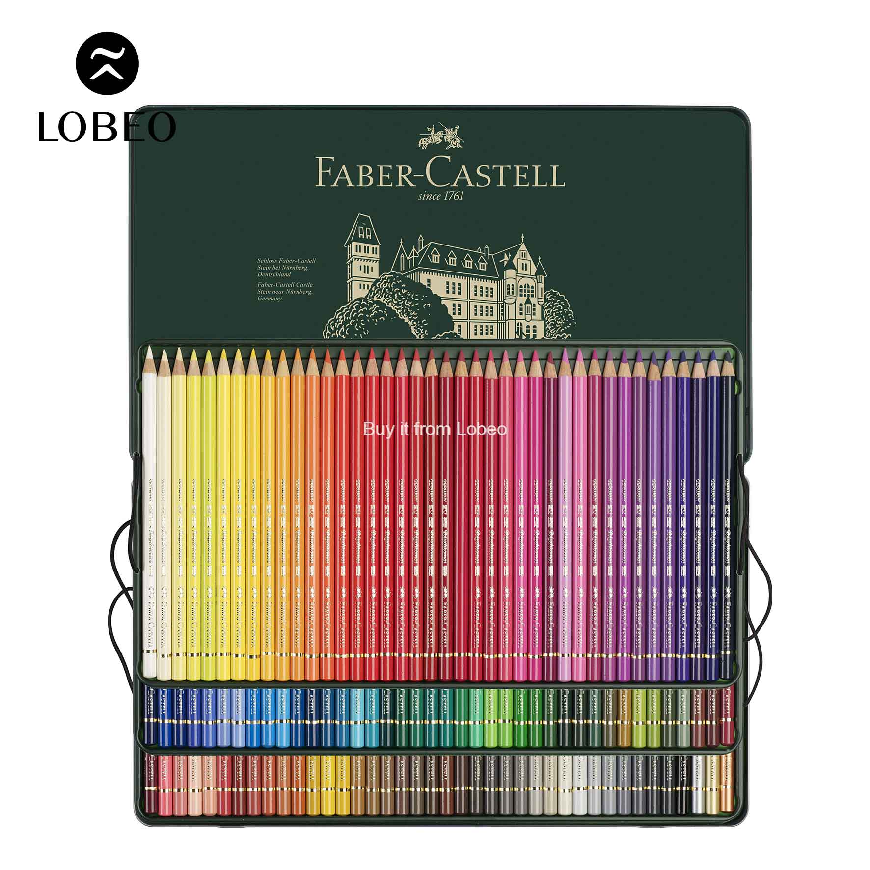 Màu chì Faber Castell POLYCHROMOS hộp thiếc