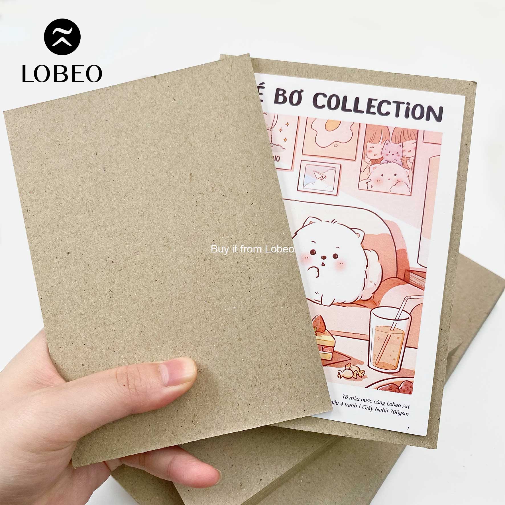 Combo bìa lạnh carton đóng card, đóng tranh, làm DIY