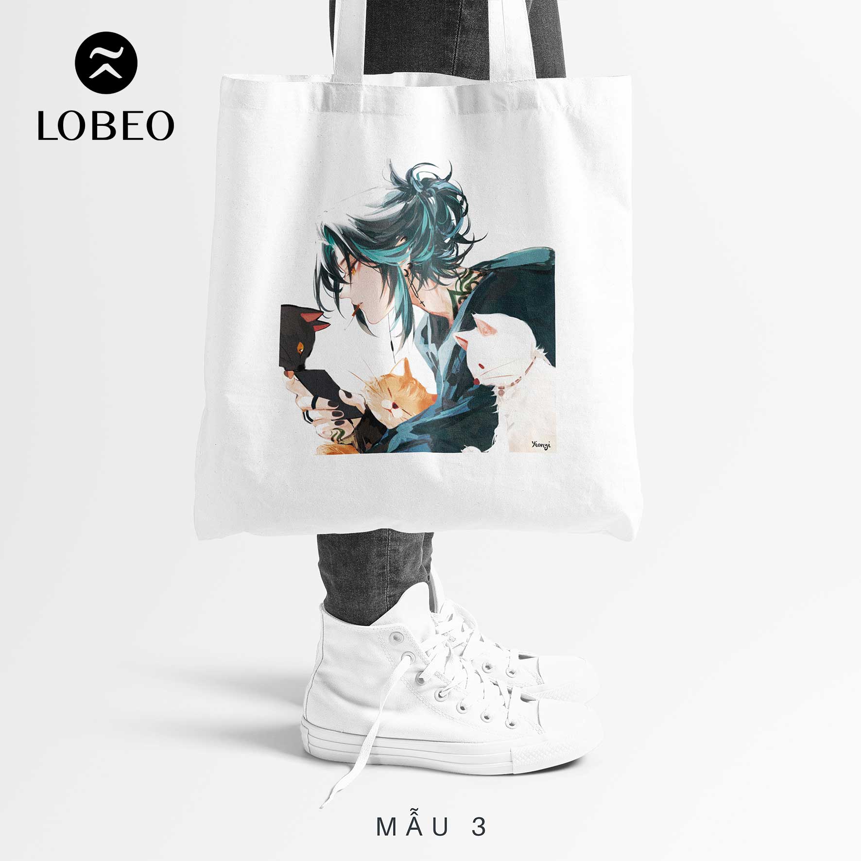 Sổ vẽ , túi tote, túi vải Lobeo x Yionyi Limited Edition