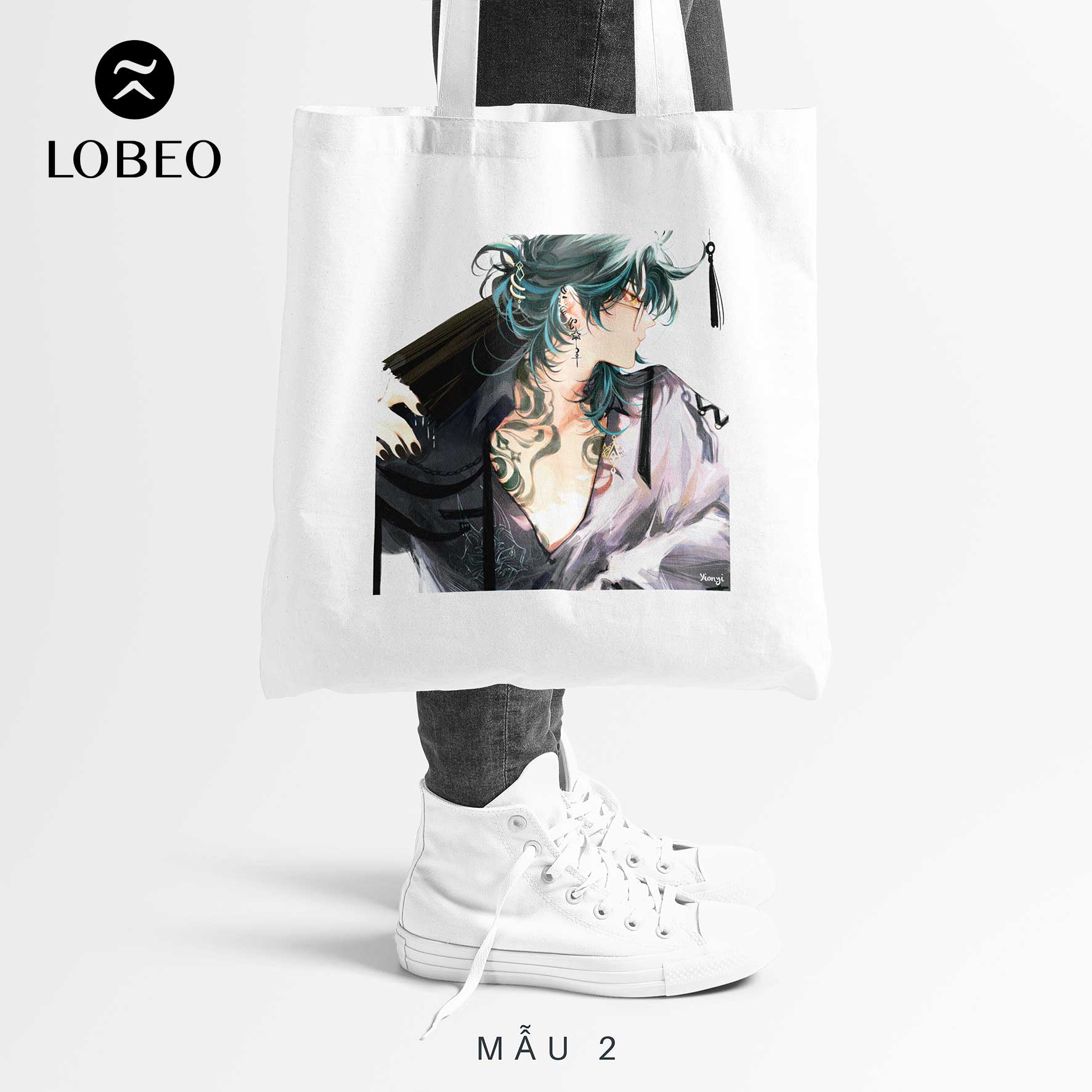 Sổ vẽ , túi tote, túi vải Lobeo x Yionyi Limited Edition