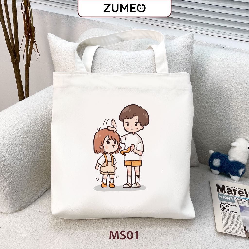 Túi tote, túi vải canvas Zumeo - Couple