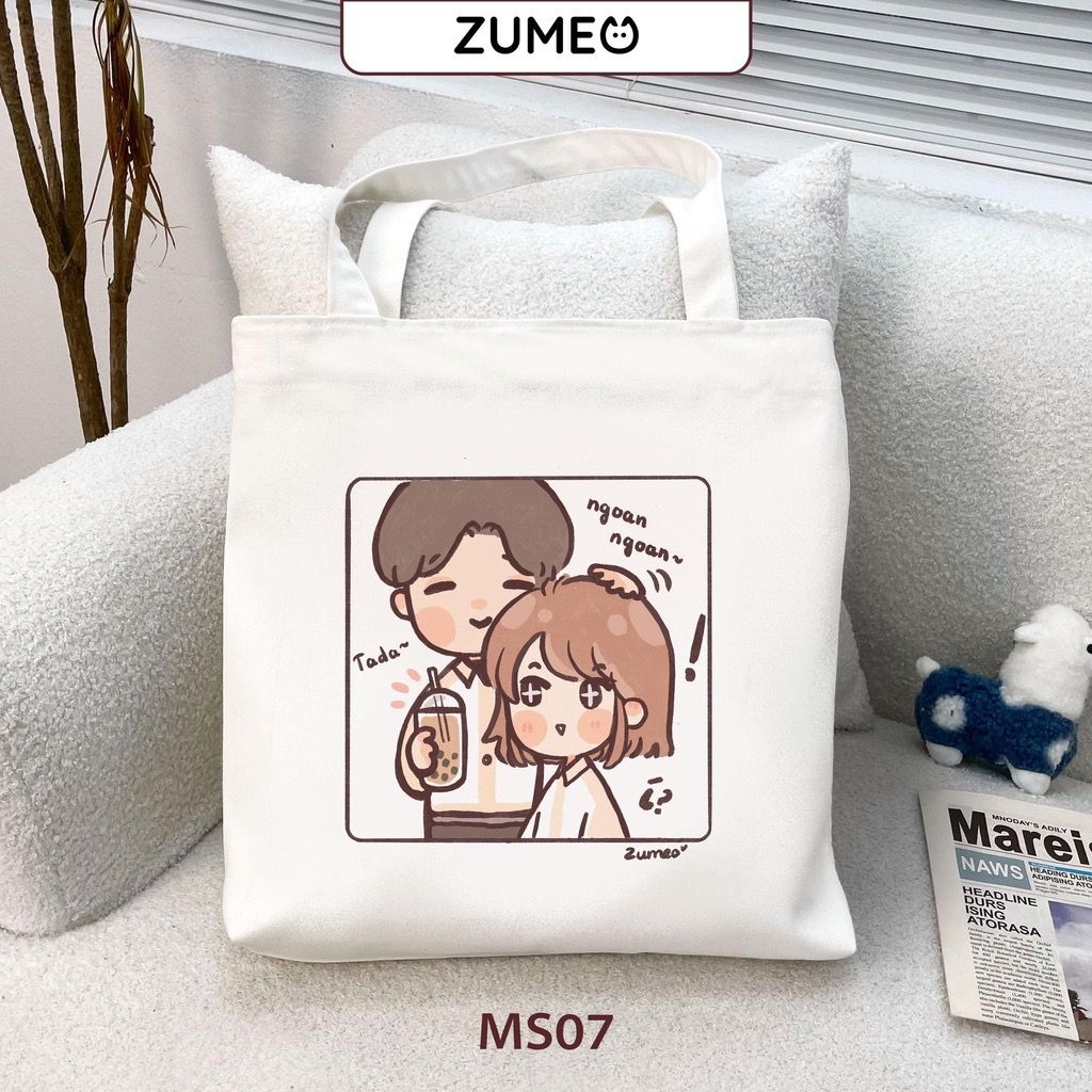 Túi tote, túi vải canvas Zumeo - Couple