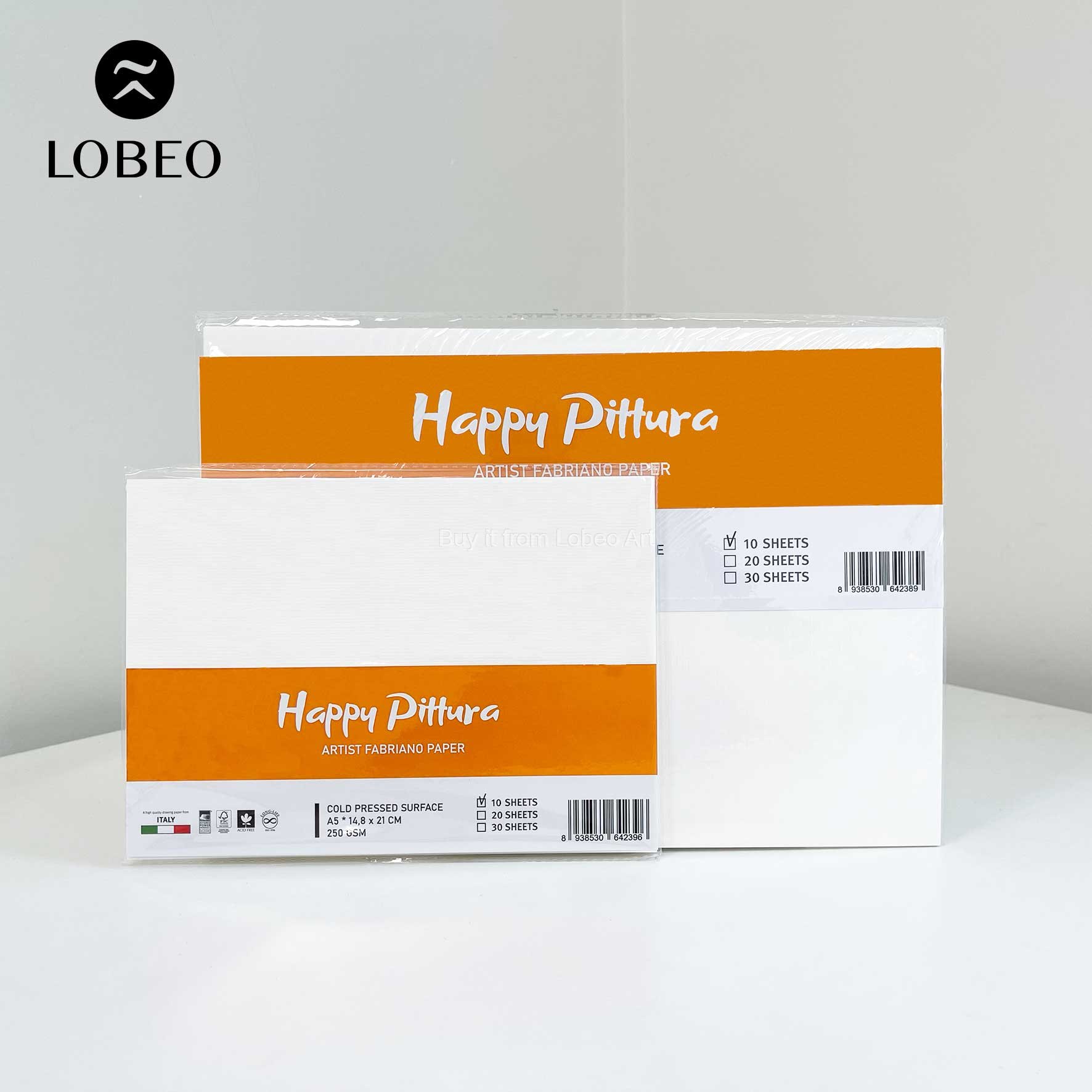 Giấy vẽ Happy Pittura 250gsm 10 tờ