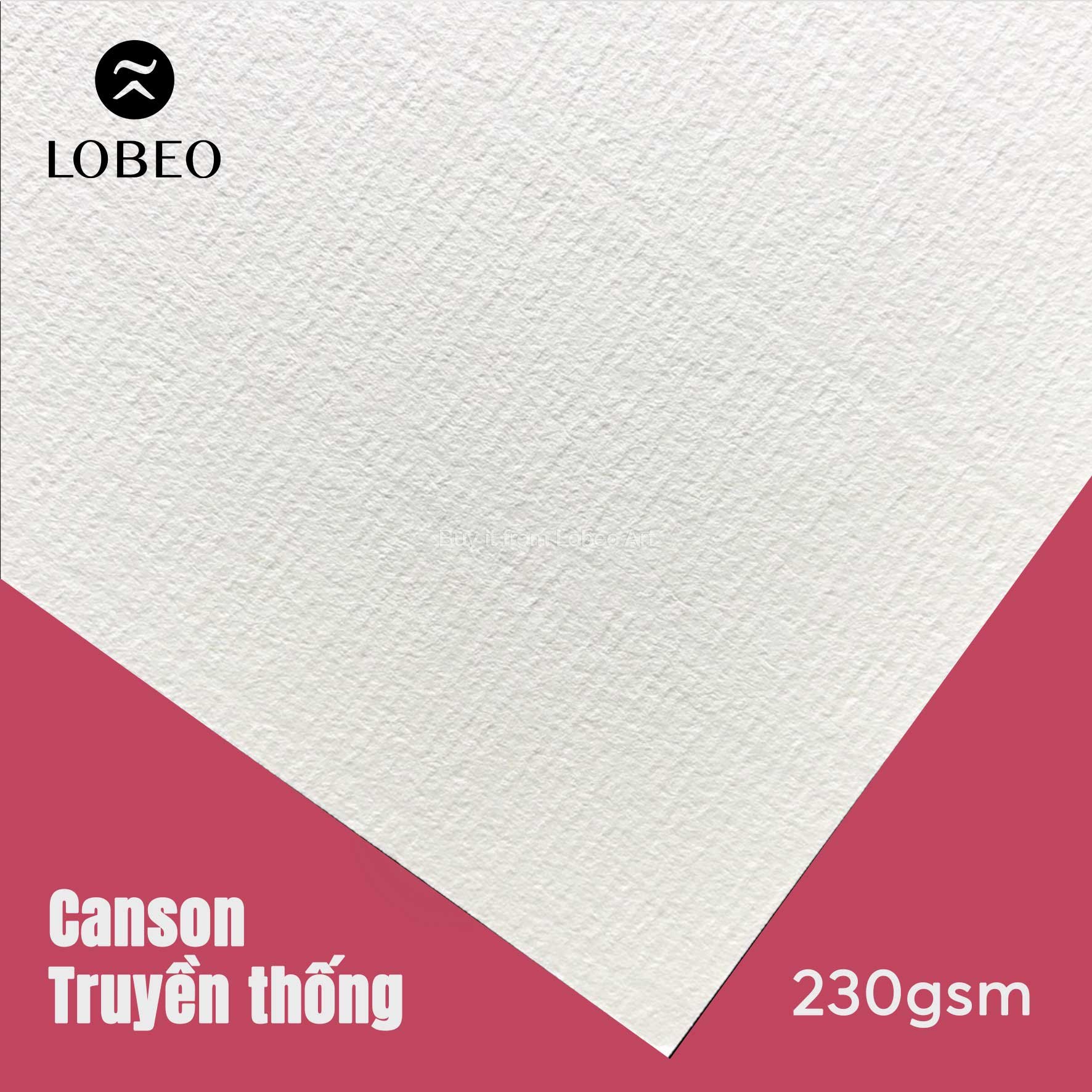 Giấy vẽ màu nước Canson Truyền Thống 230gsm 10 tờ