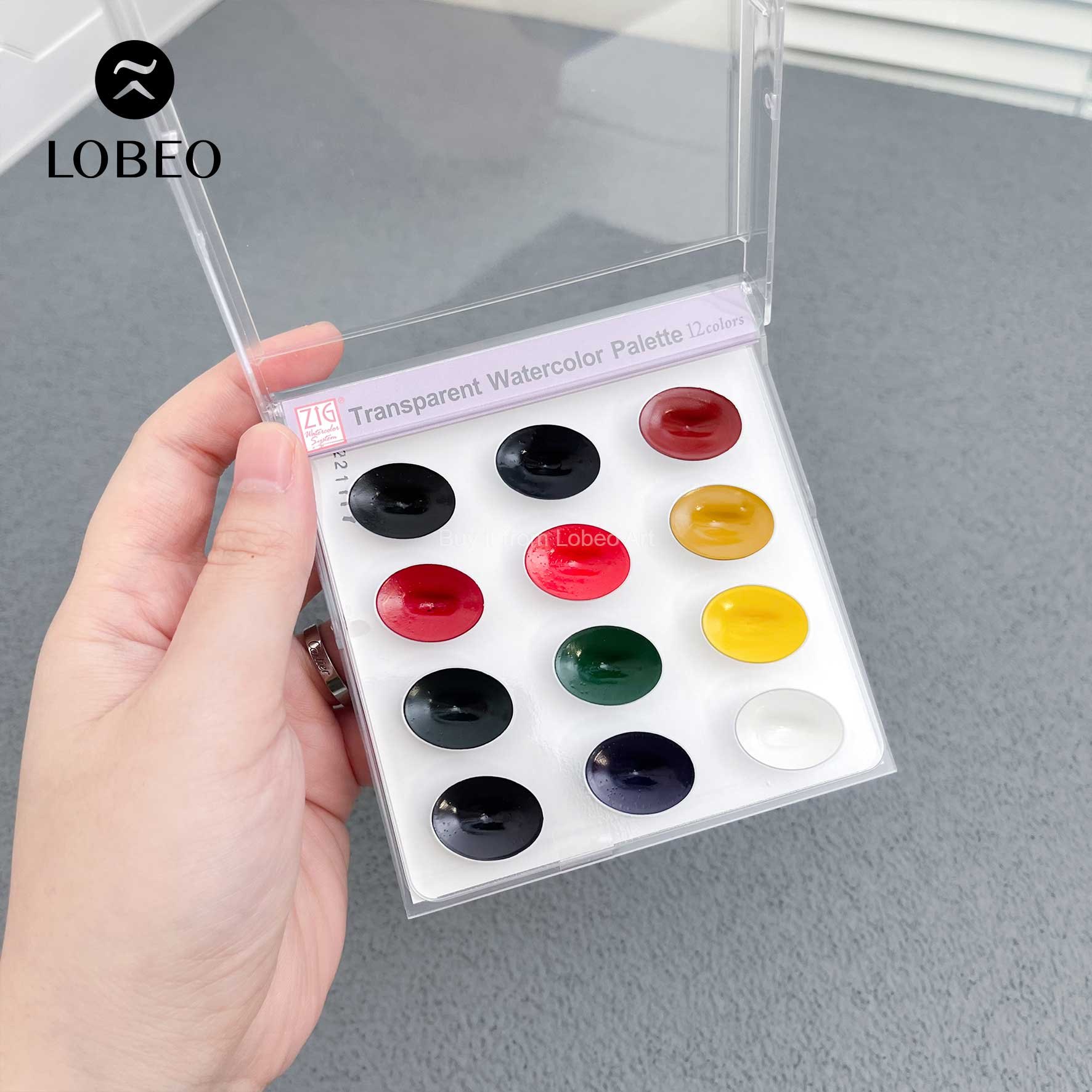 Màu nước Mini Zig Transparent Watercolor 12 màu