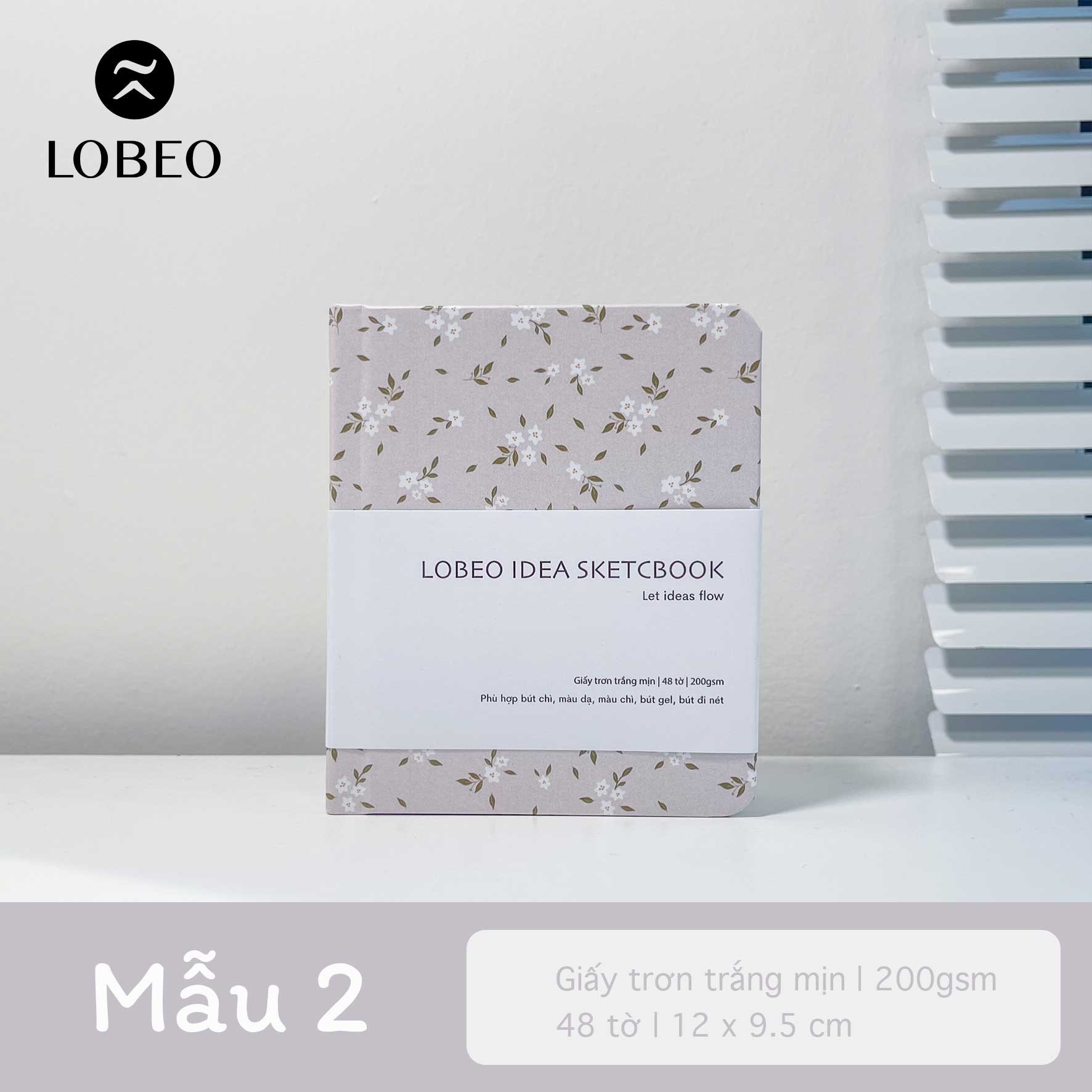 Sổ Lobeo Idea Sketchbook Limited Edition 200gsm 48 tờ