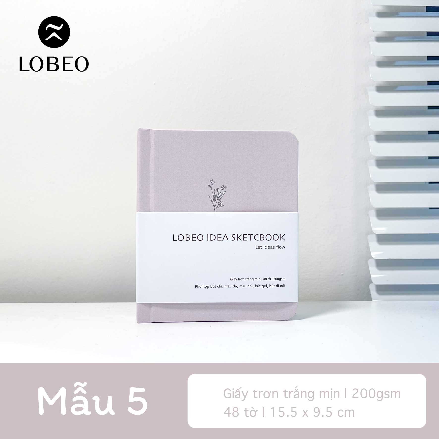 Sổ Lobeo Idea Sketchbook Limited Edition 200gsm 48 tờ